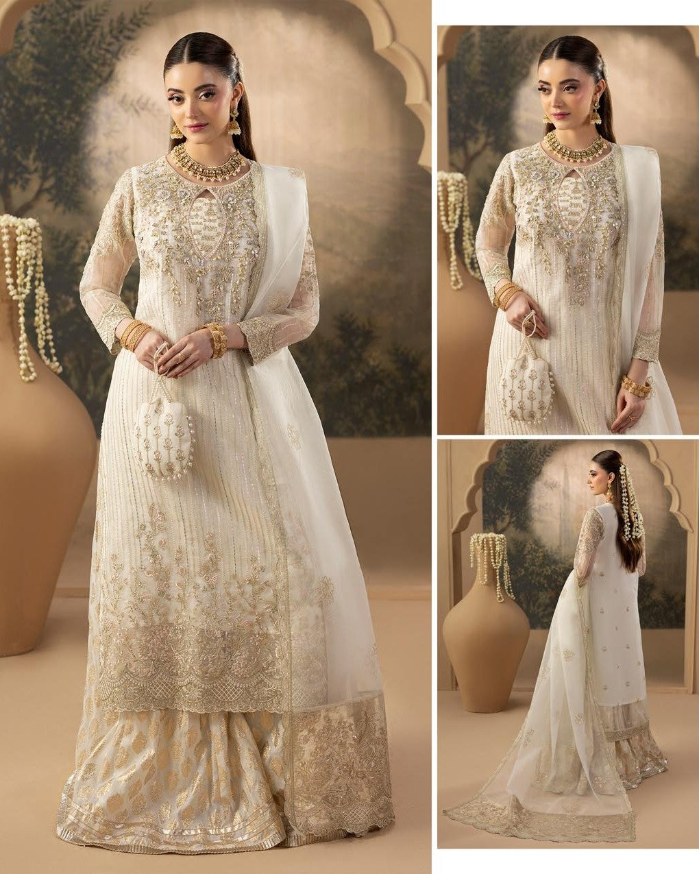 Zardozi ZR 2649 Pearl