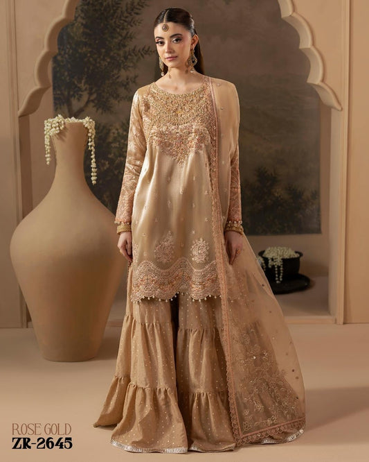 Zardozi ZR 2645 Rose Gold
