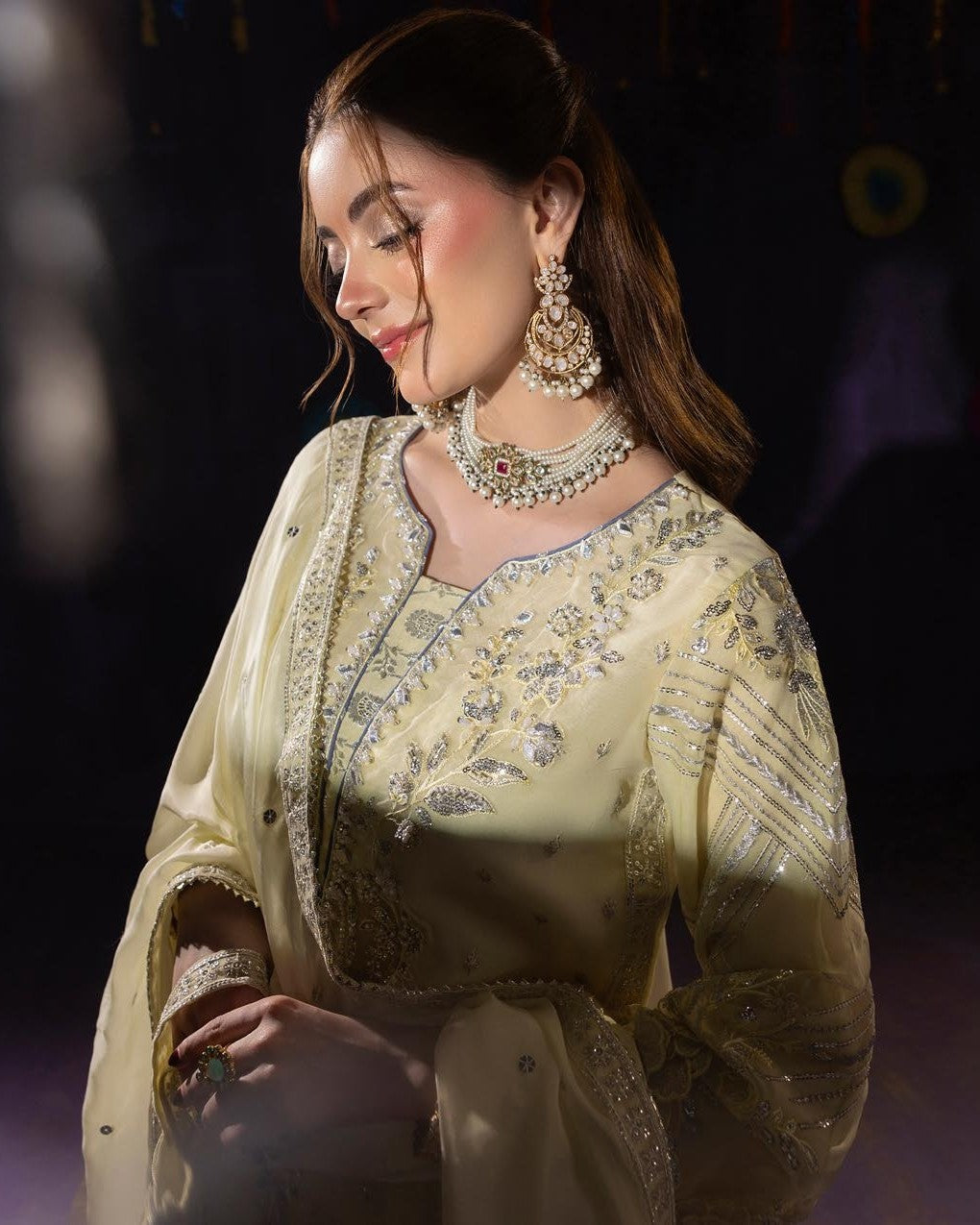 Zardozi Shadi Mubarak ZR 2657 Butter Yellow