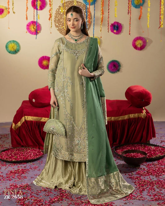 Zardozi Shadi Mubarak ZR 2658 Pista