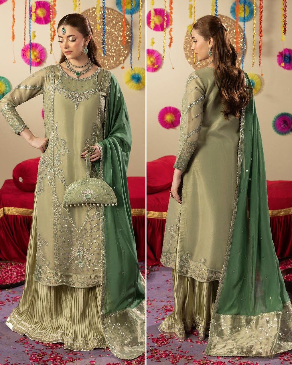 Zardozi Shadi Mubarak ZR 2658 Pista