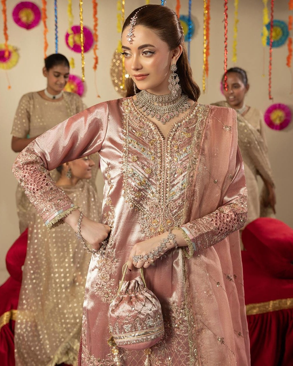 Zardozi Shadi Mubarak ZR 2659 T Pink