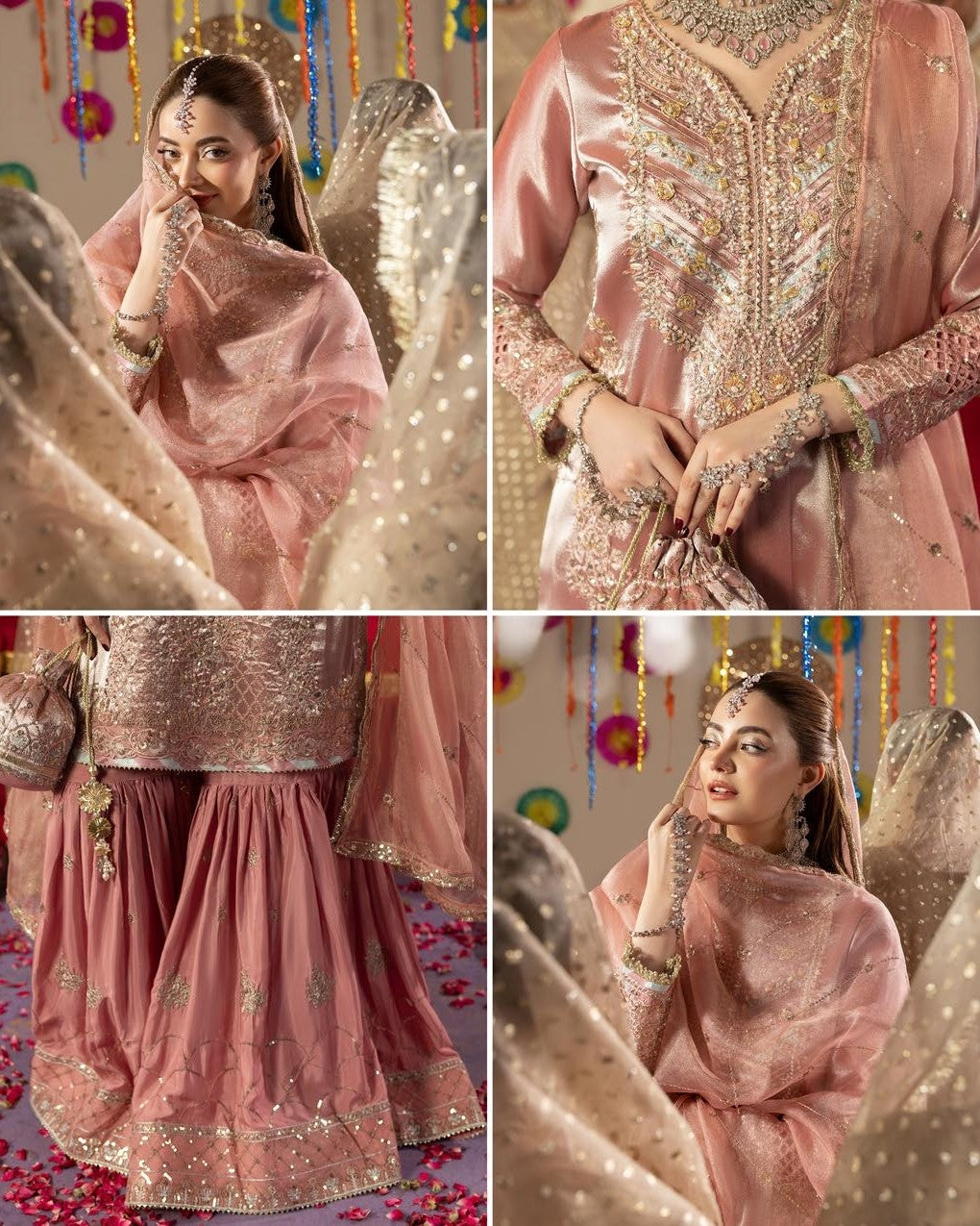 Zardozi Shadi Mubarak ZR 2659 T Pink