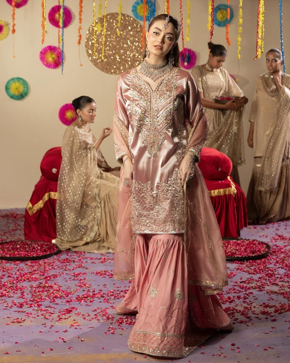Zardozi Shadi Mubarak ZR 2659 T Pink