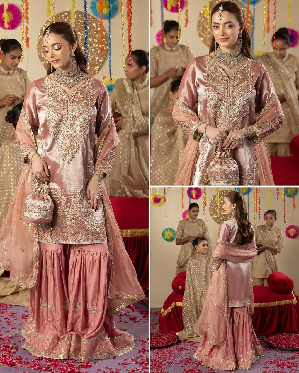 Zardozi Shadi Mubarak ZR 2659 T Pink