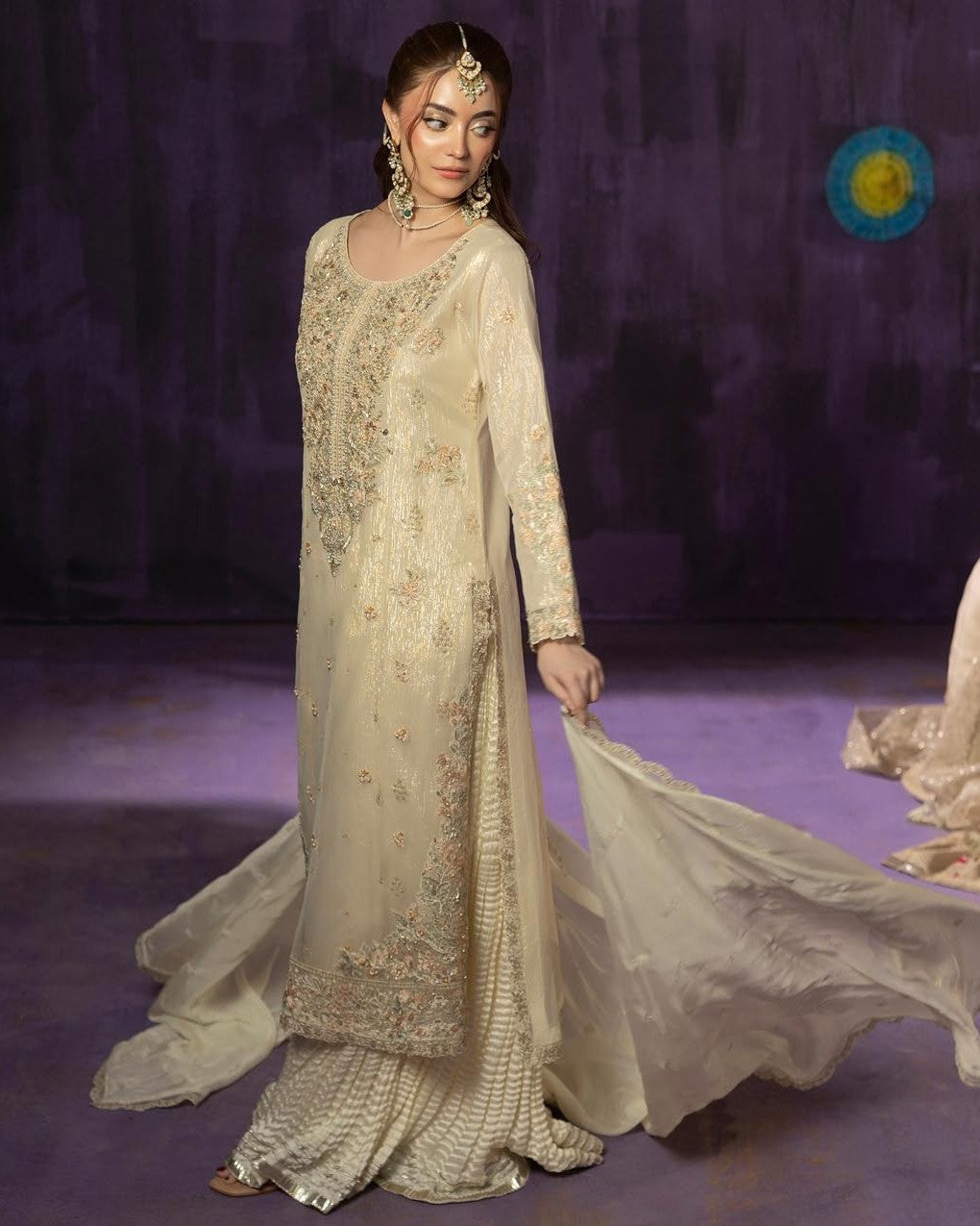 Zardozi Shadi Mubarak ZR 2660 Pearl