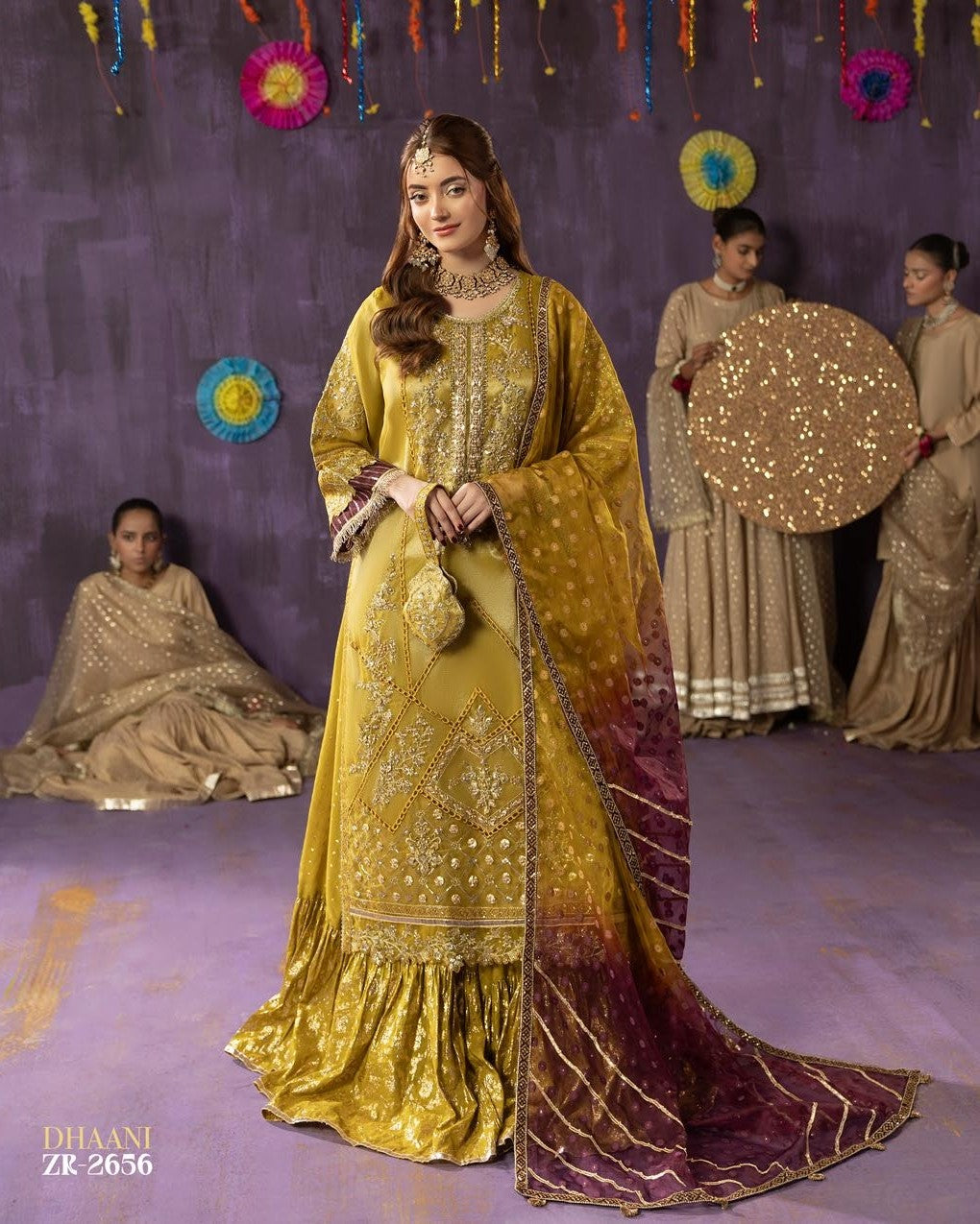 Zardozi Shadi Mubarak ZR 2656 Dhani