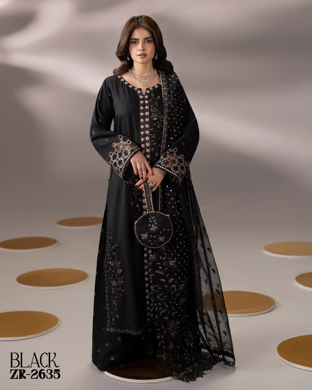 Zardozi Edit 3 ZR 2635 Black