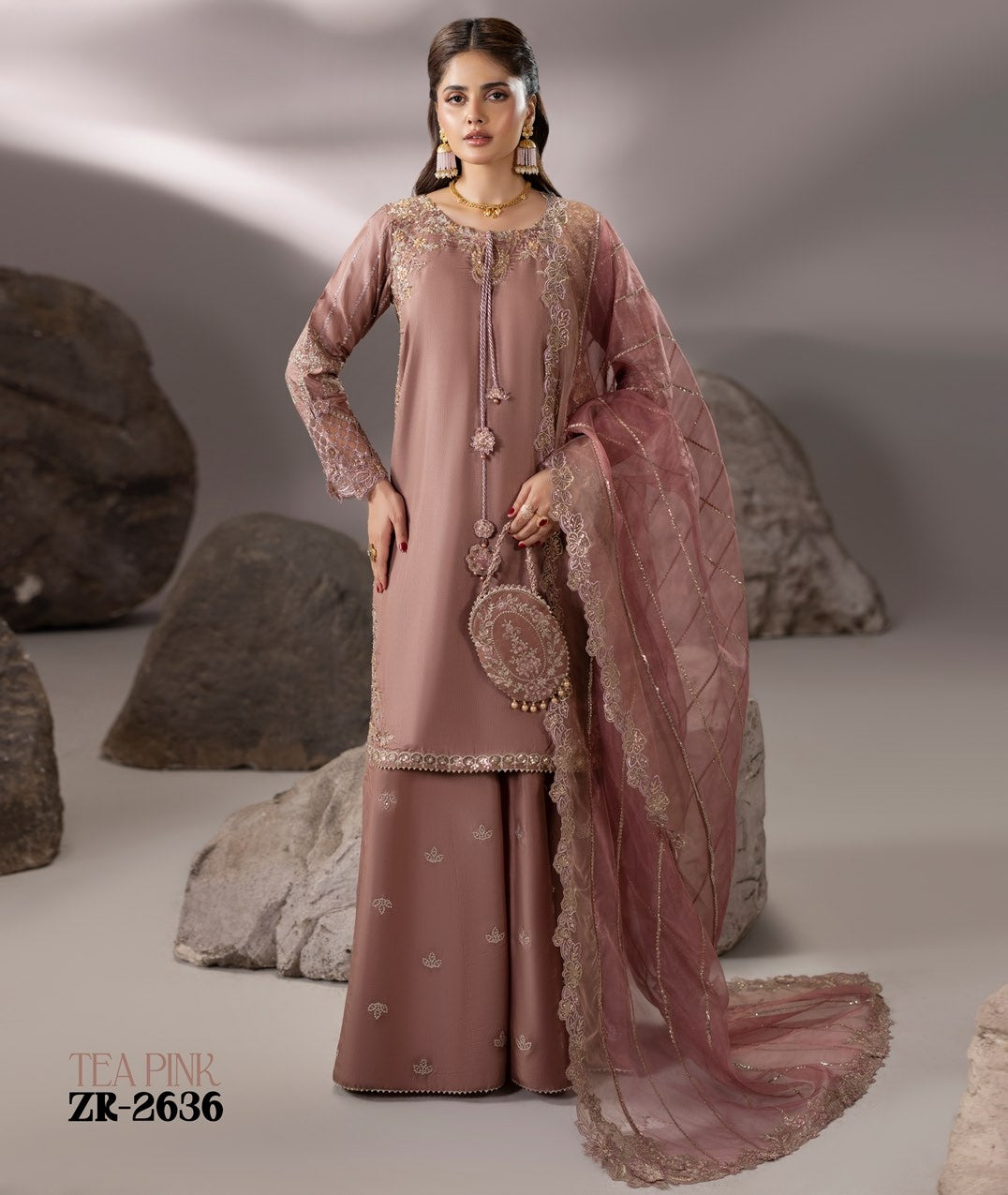 Zardozi Edit 3 ZR 2636 T Pink
