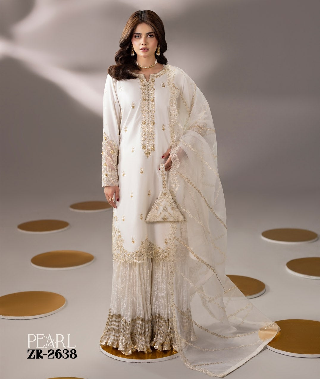 Zardozi Edit 3 ZR 2638 White