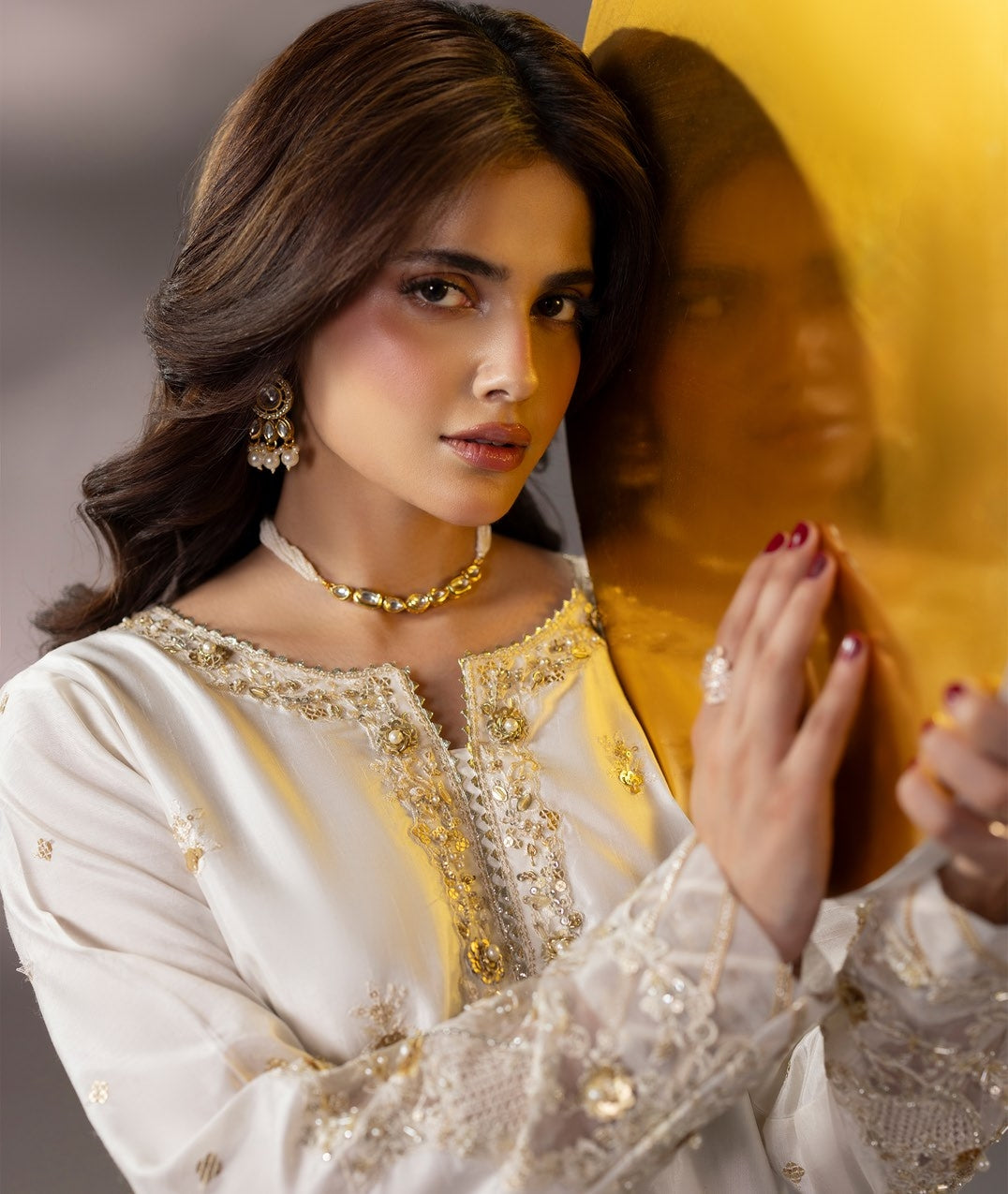 Zardozi Edit 3 ZR 2638 White