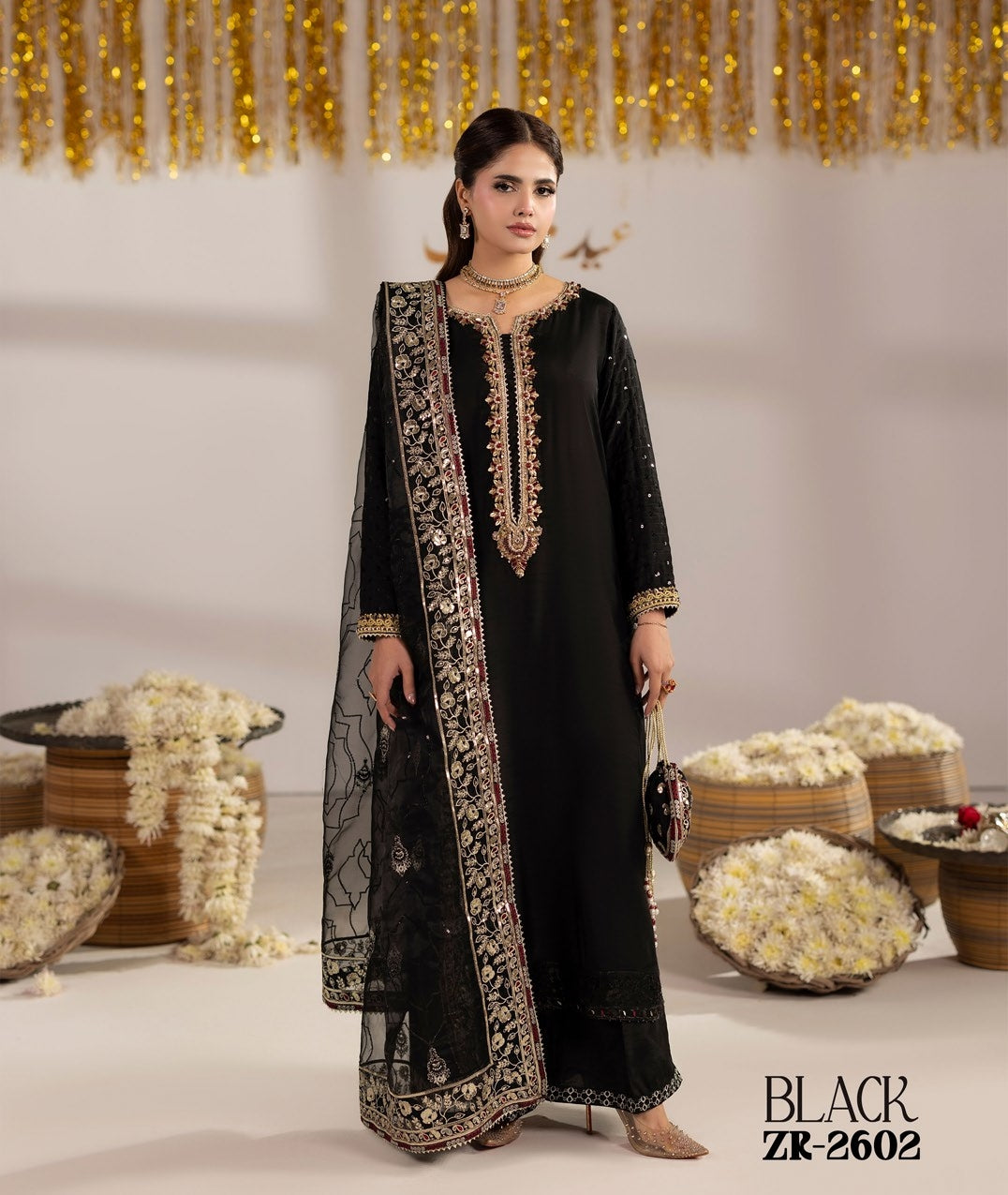 Zardozi Vol III ZR 2602 Black