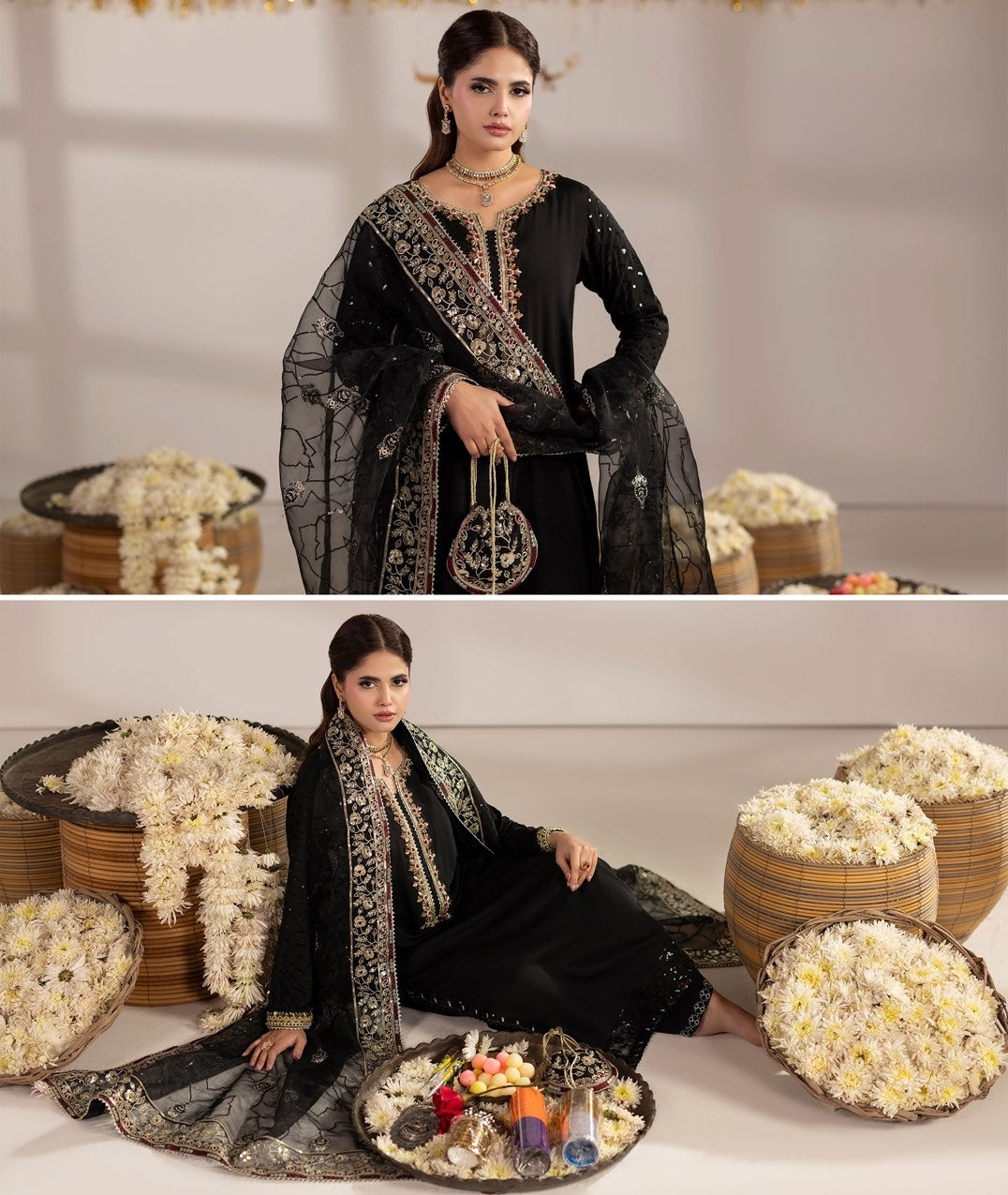 Zardozi Vol III ZR 2602 Black