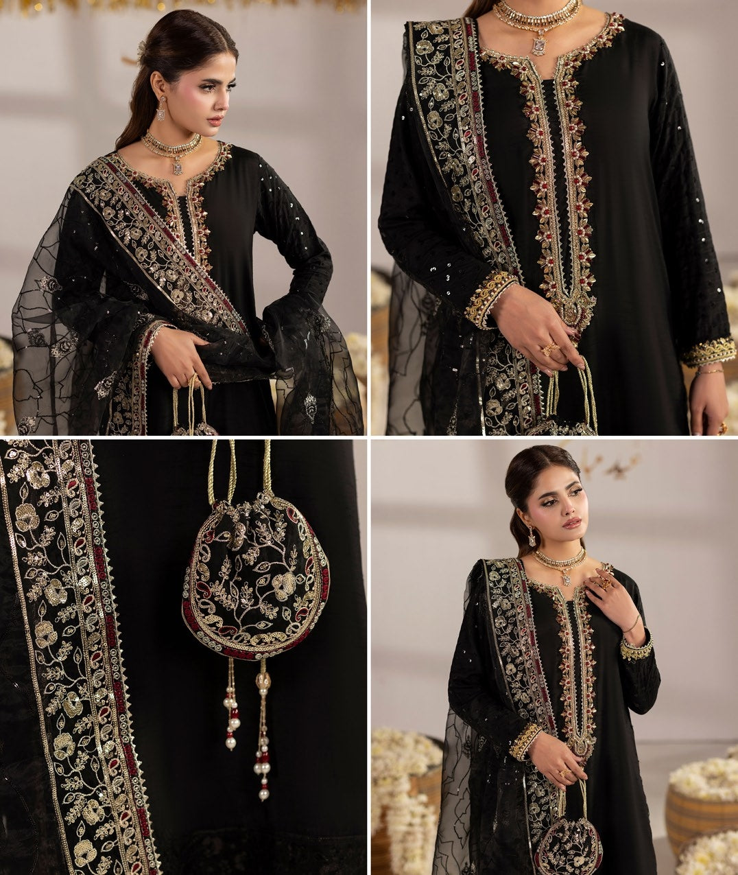 Zardozi Vol III ZR 2602 Black