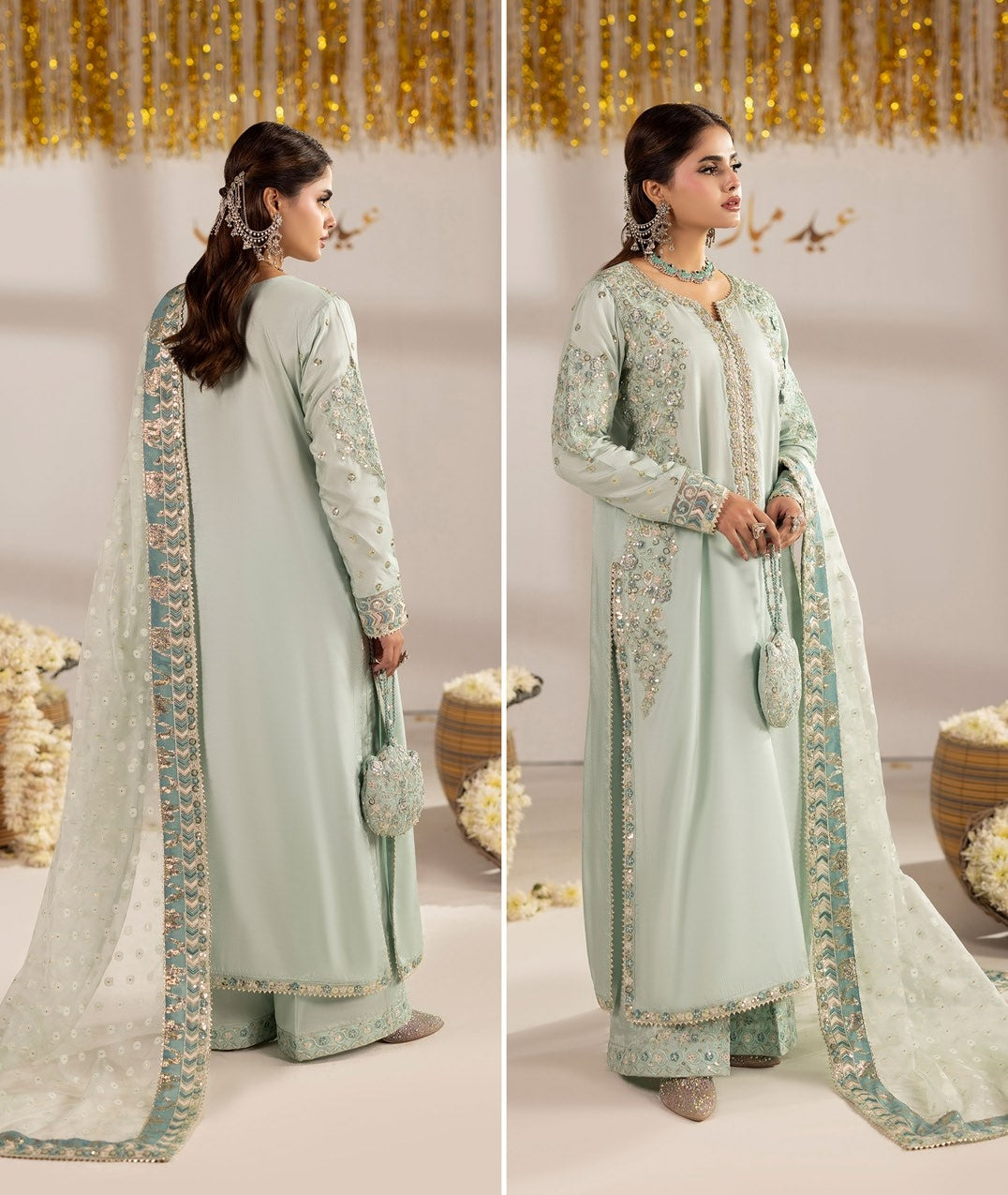 Zardozi Vol III ZR 2603 Aqua