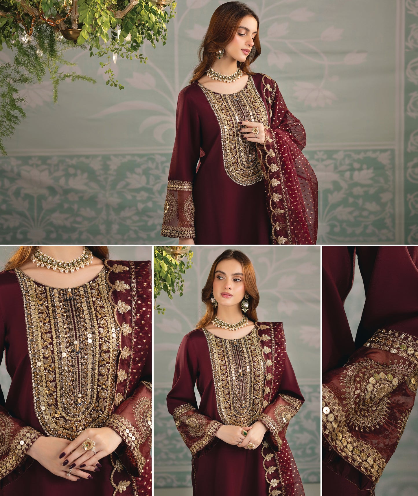 Zardozi ZR 2557 Ruby