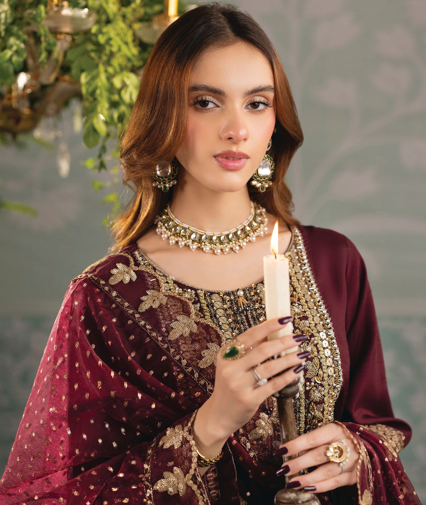 Zardozi ZR 2557 Ruby