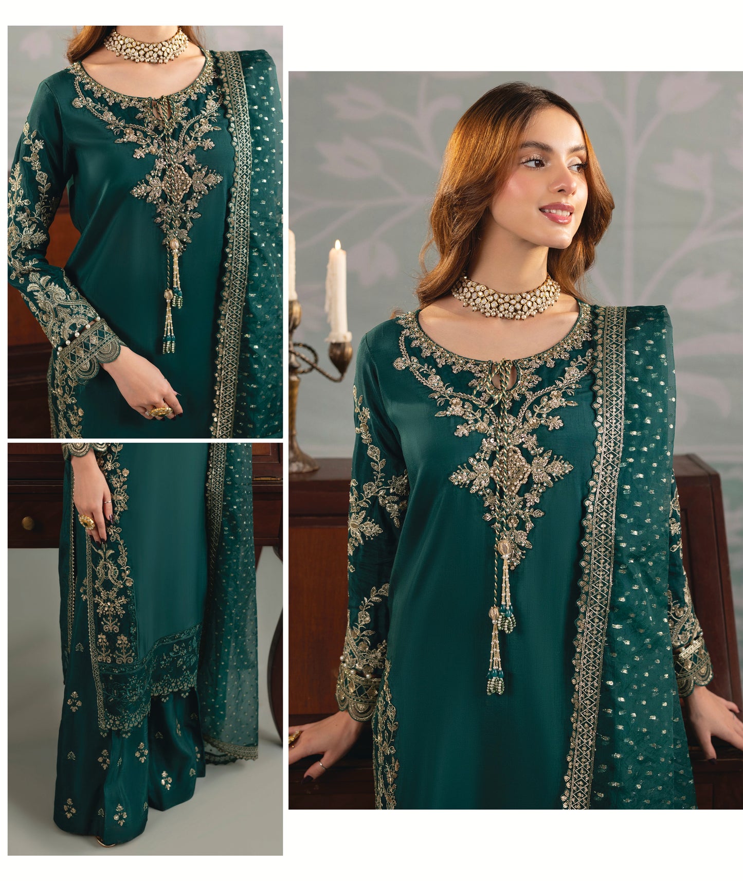Zardozi ZR 2556 Emerald