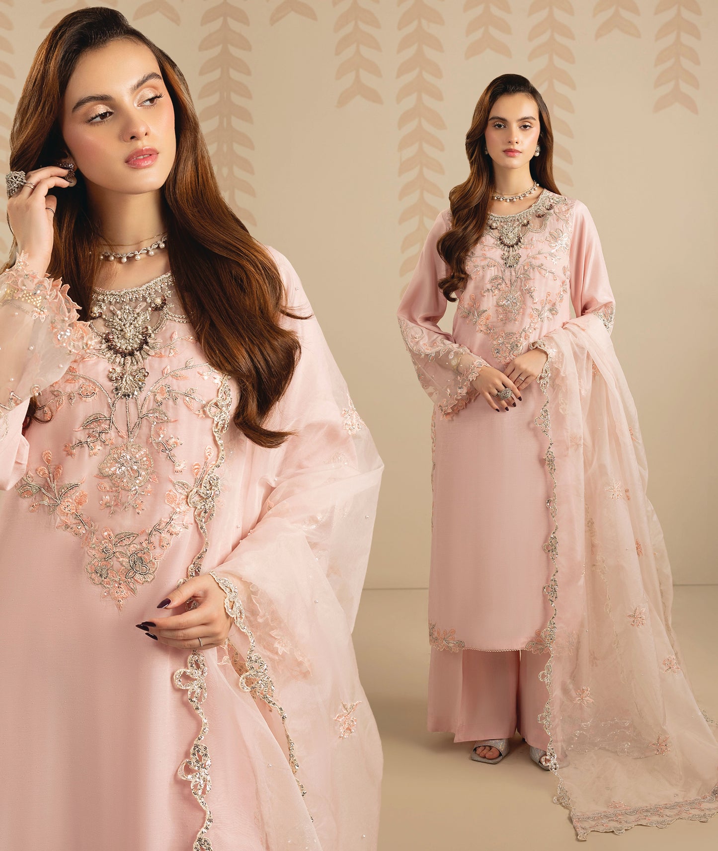 Zardozi ZR 2558 Rose Pink