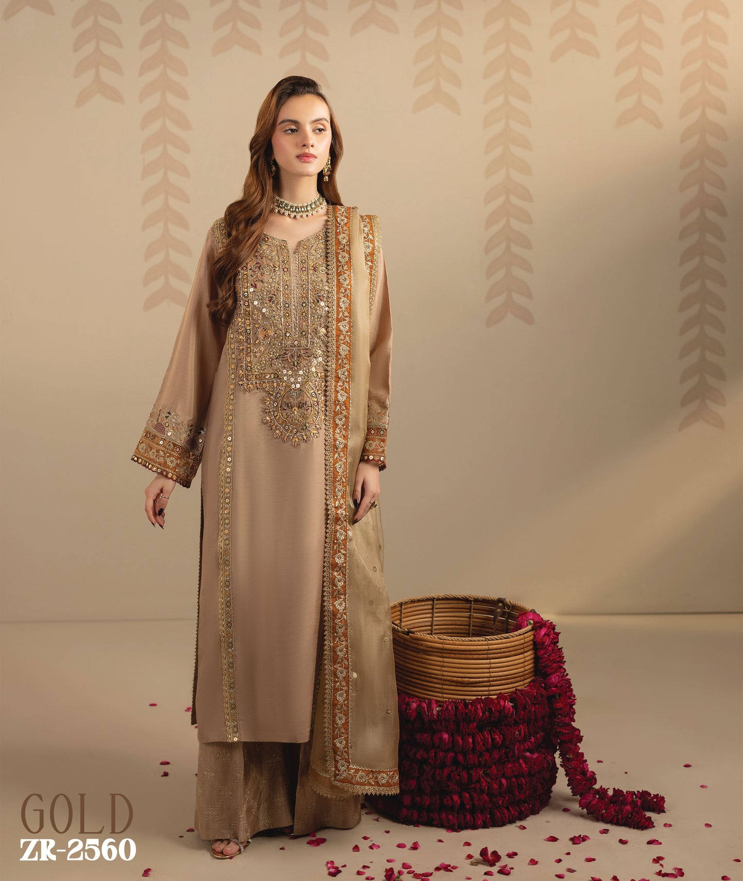 Zardozi ZR 2560 Gold