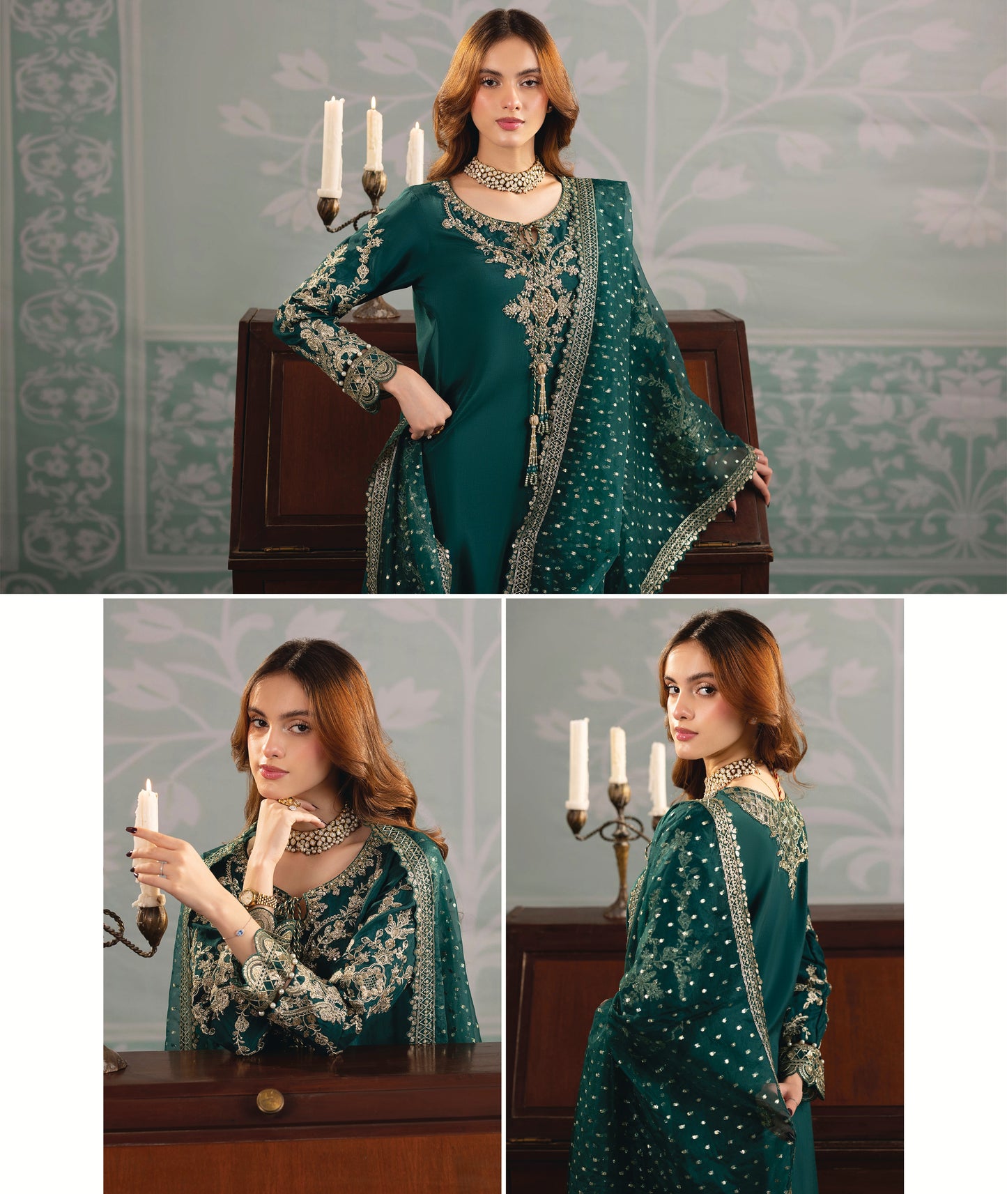 Zardozi ZR 2556 Emerald