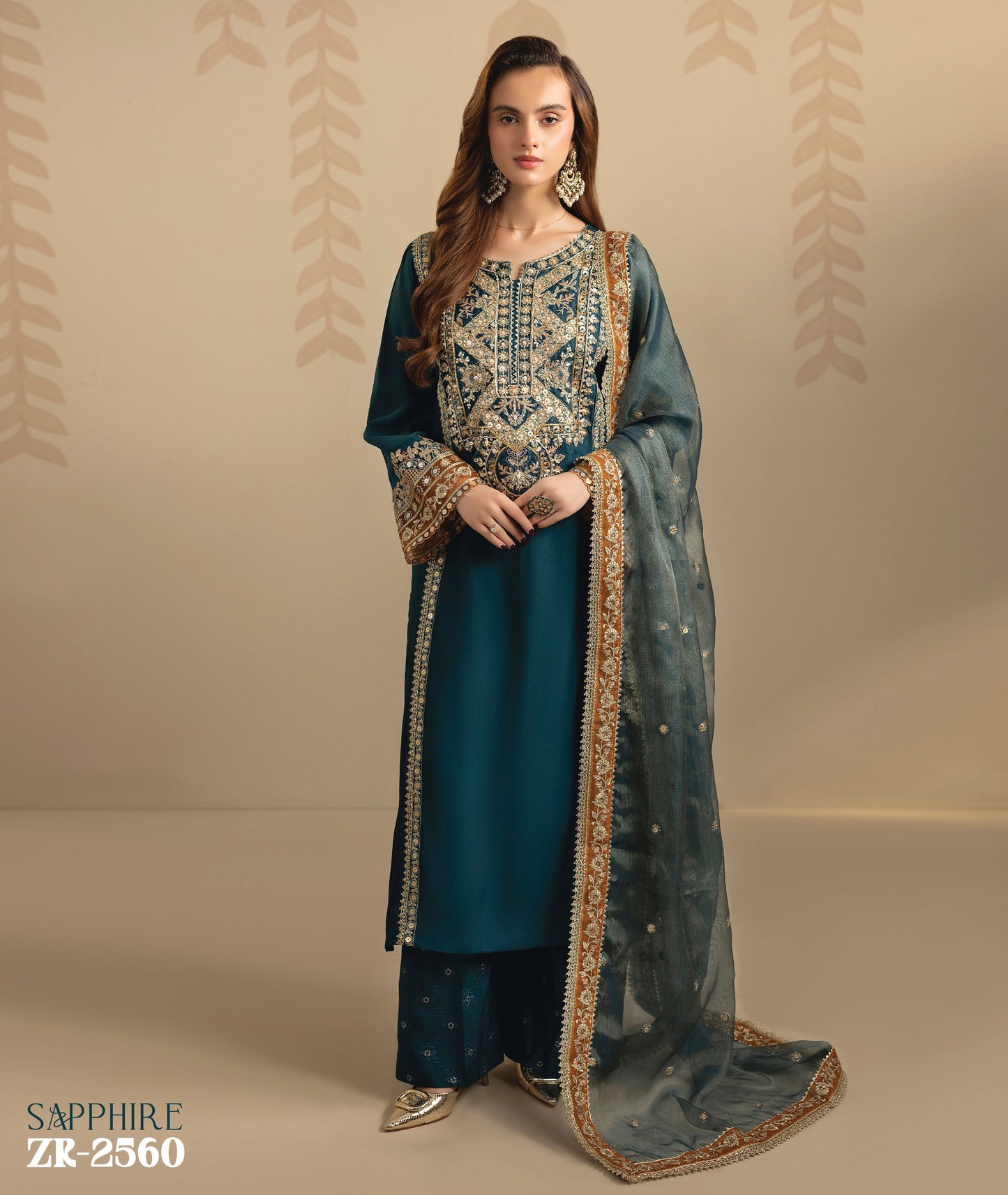 Zardozi ZR 2560 Saphire