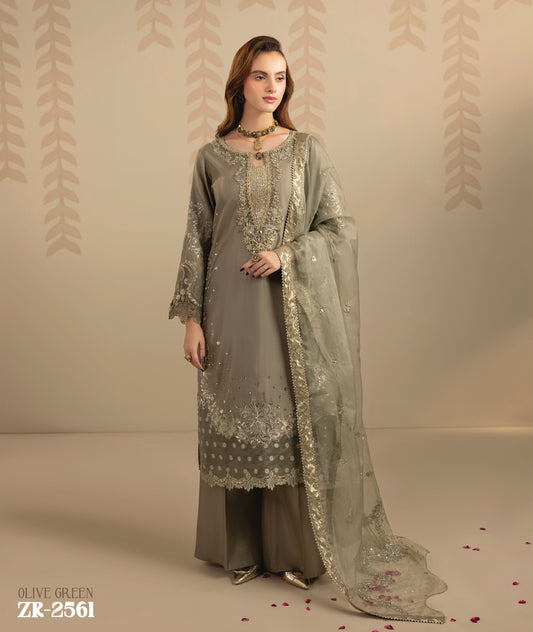 Zardozi ZR 2561 Olive Green