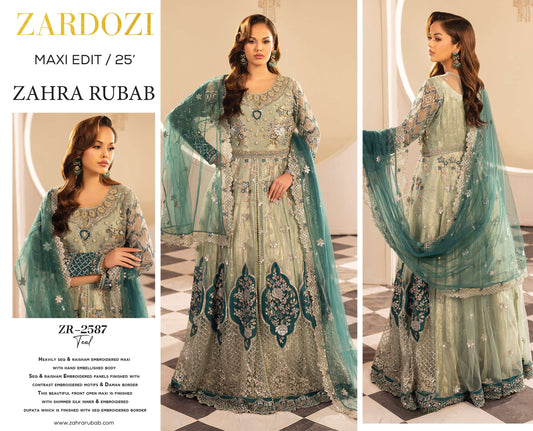 Zardozi Maxi ZR 2587 Teal