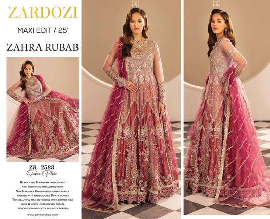 Zardozi Maxi ZR 2588 Ombre Plum