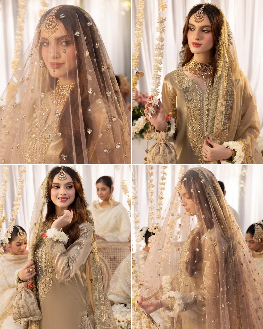 Zardozi Nikkah Edit 2570 Gold