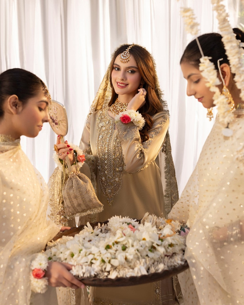 Zardozi Nikkah Edit 2570 Gold