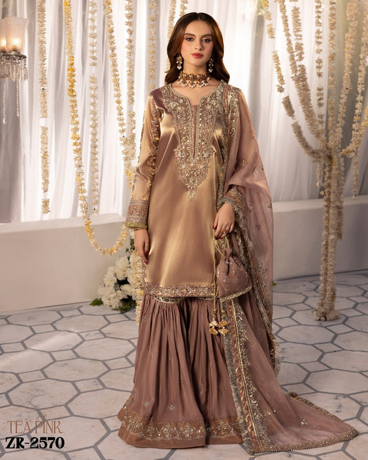 Zardozi Nikkah Edit 2570 T Pink