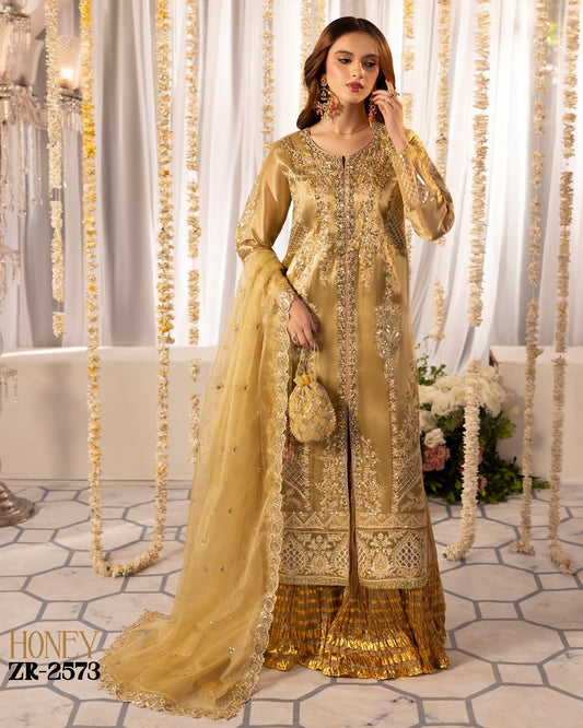 Zardozi Nikkah Edit 2573 Honey