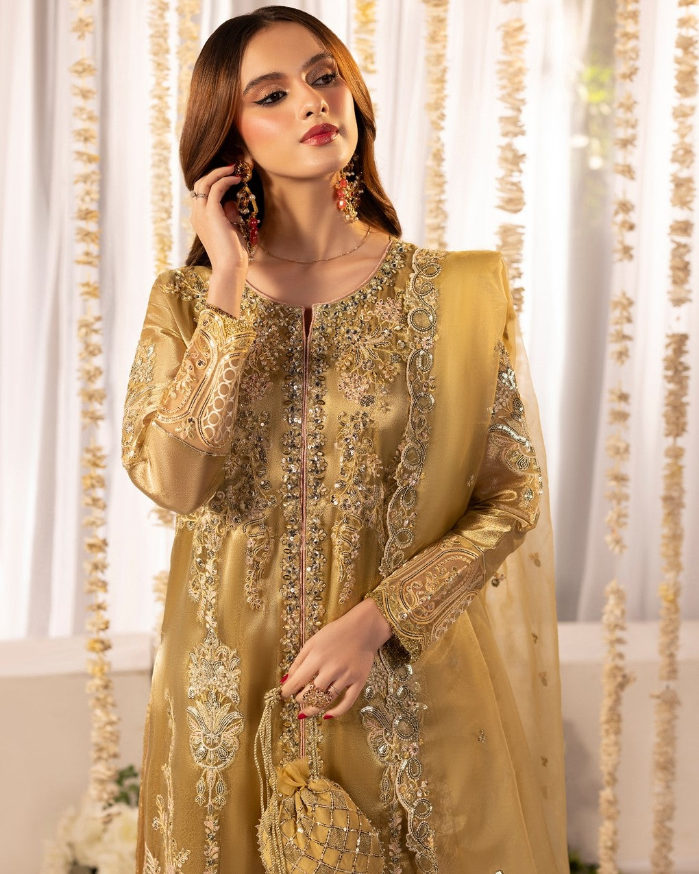 Zardozi Nikkah Edit 2573 Honey