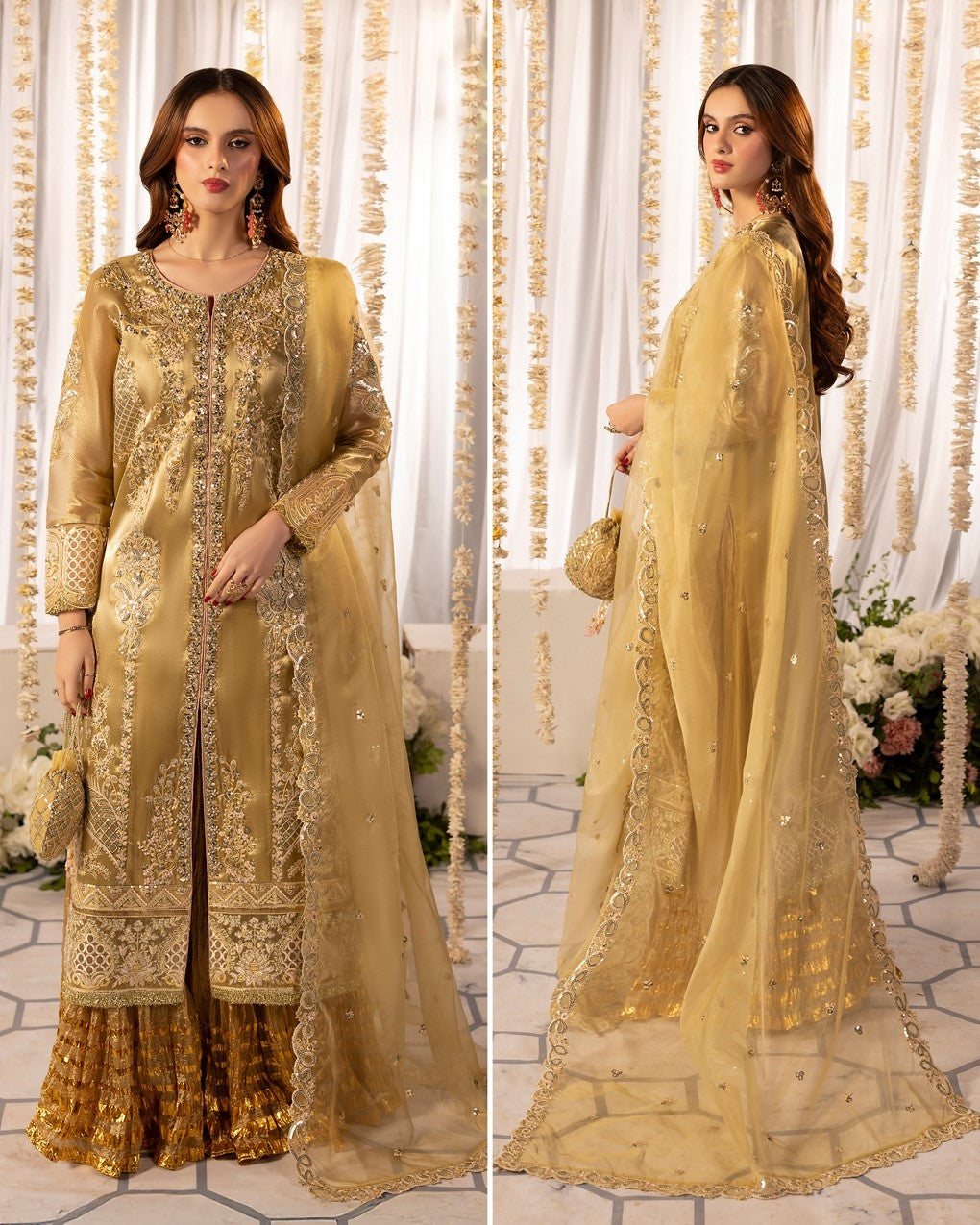 Zardozi Nikkah Edit 2573 Honey