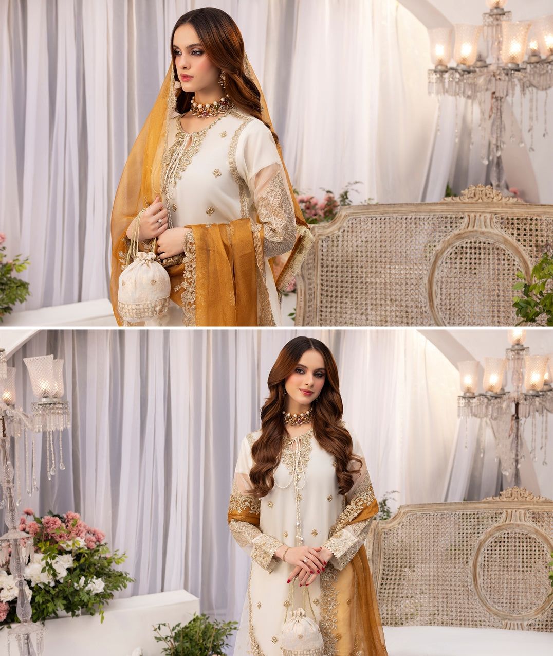 Zardozi Nikkah Edit 2569 Off White