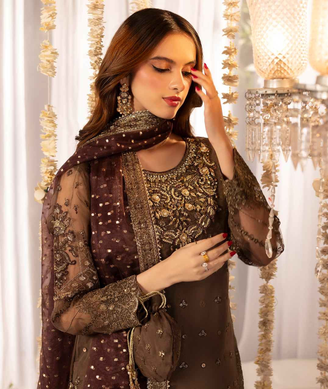 Zardozi Nikkah Edit 2571 Fawn