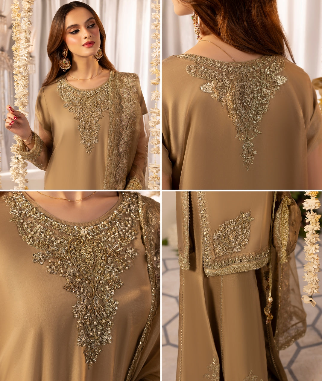 Zardozi Nikkah Edit 2568 Beigh