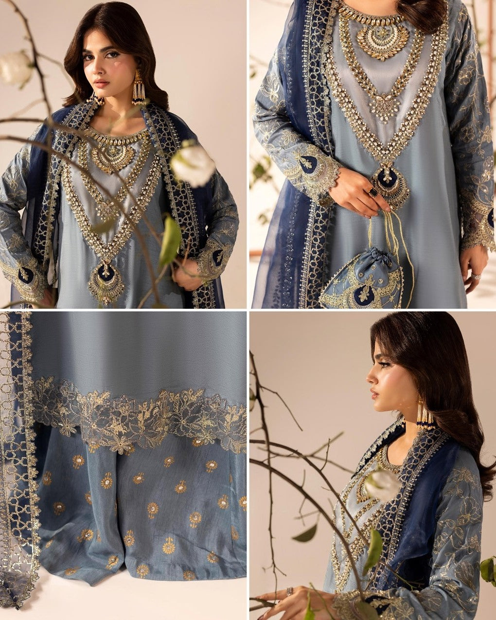 Zardozi ZR 2609 Ice Blue