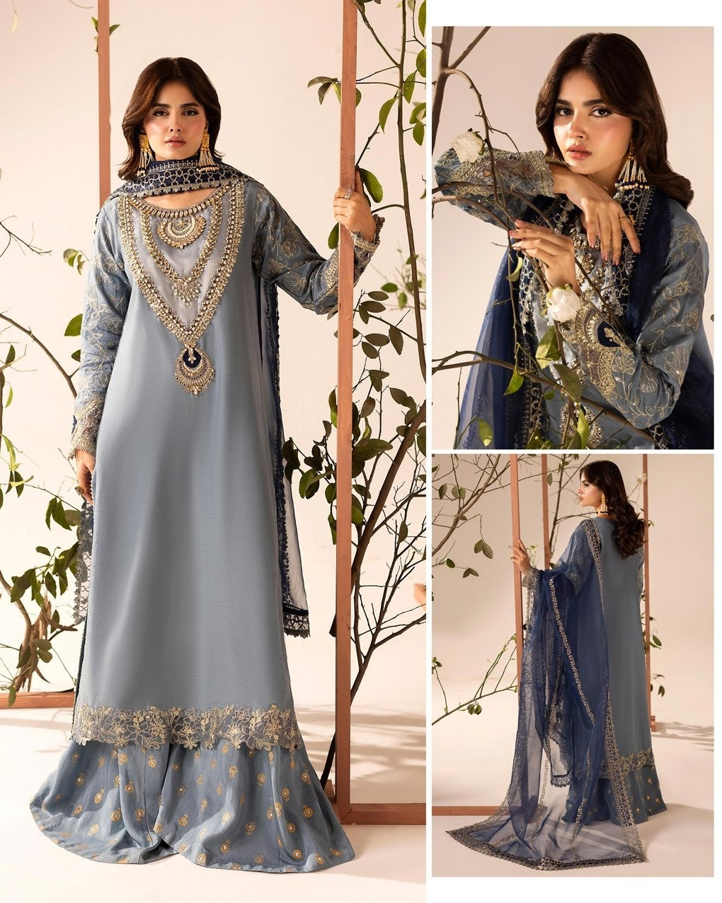 Zardozi ZR 2609 Ice Blue