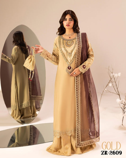 Zardozi ZR 2609 Gold