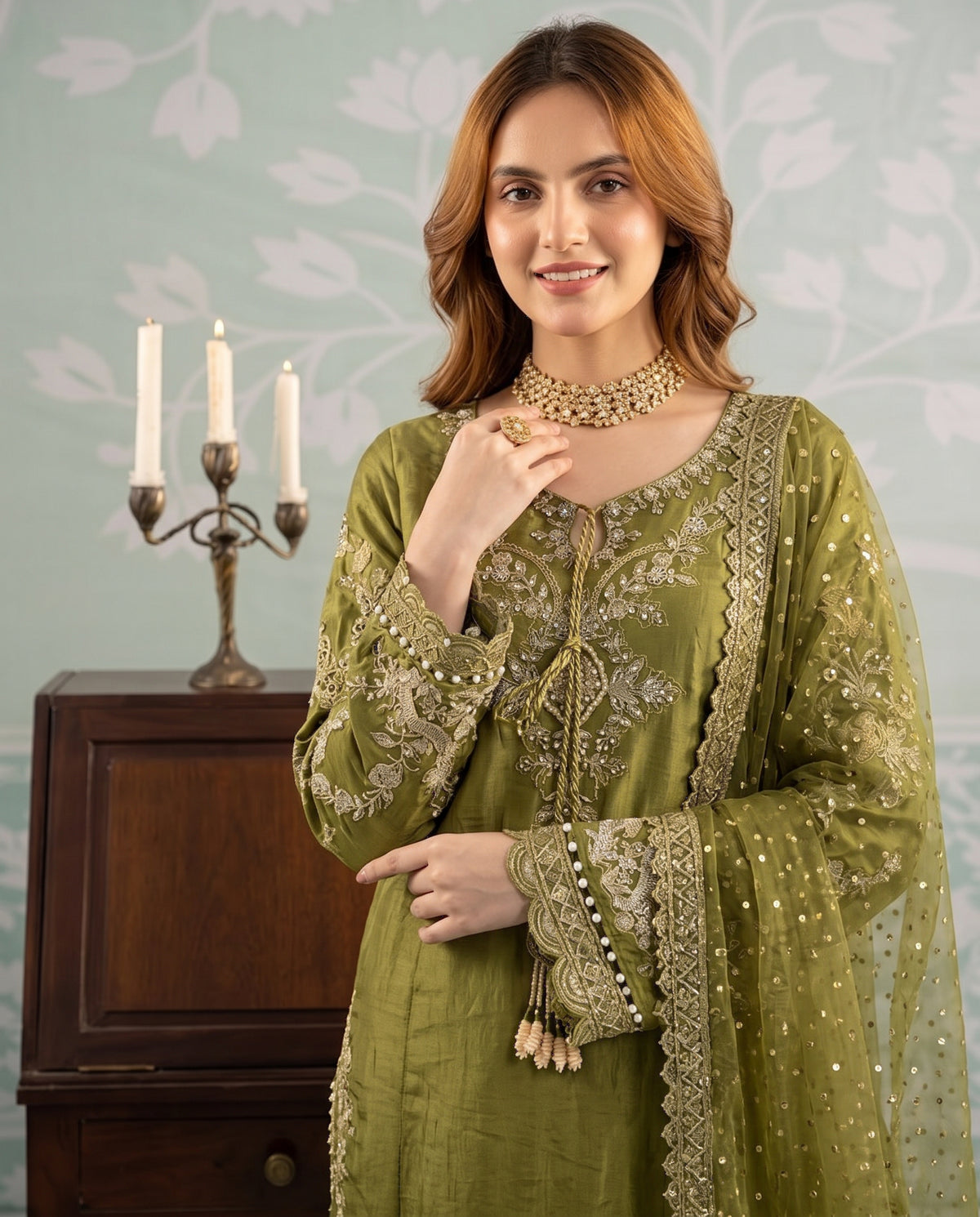 Zardozi ZR 2556 Mehandi