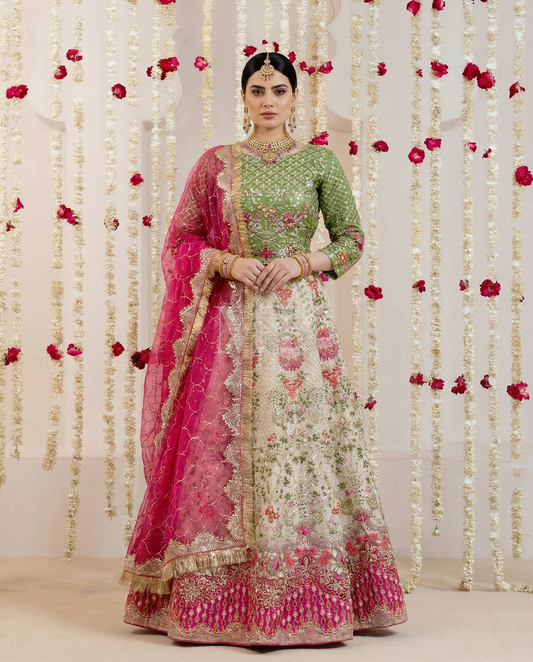 Zewar-e-Ishq FG 152 Mehndi White