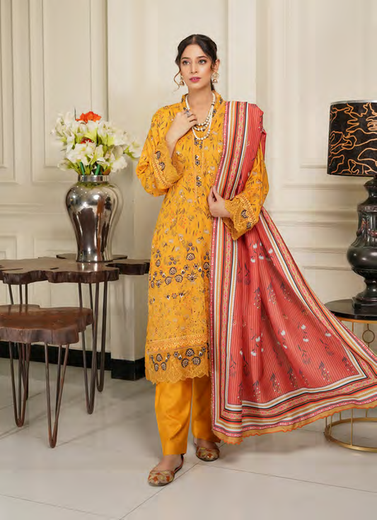 Munira Riwaj Dhanak MSL 06 Mustard