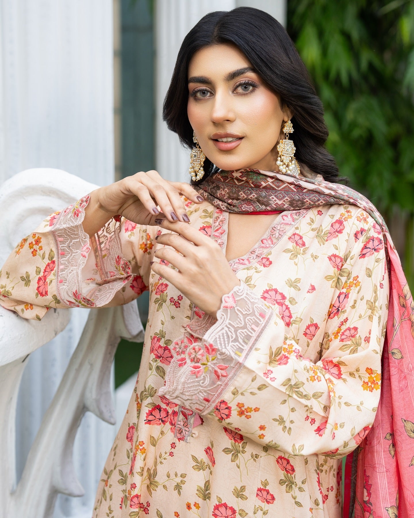 Munira Nayab Linen MSL 06 Peach