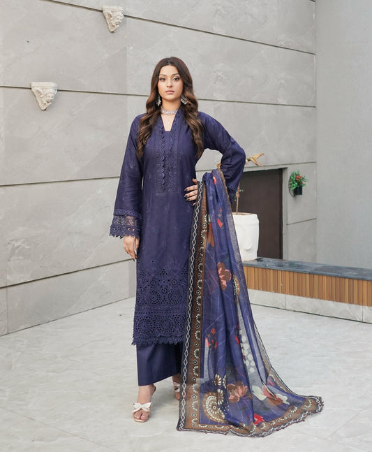 Munira Saya Cotton 07 Navy Blue