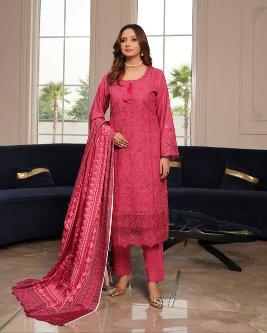 Munira Sitara Dhanak MSL 02 Pink