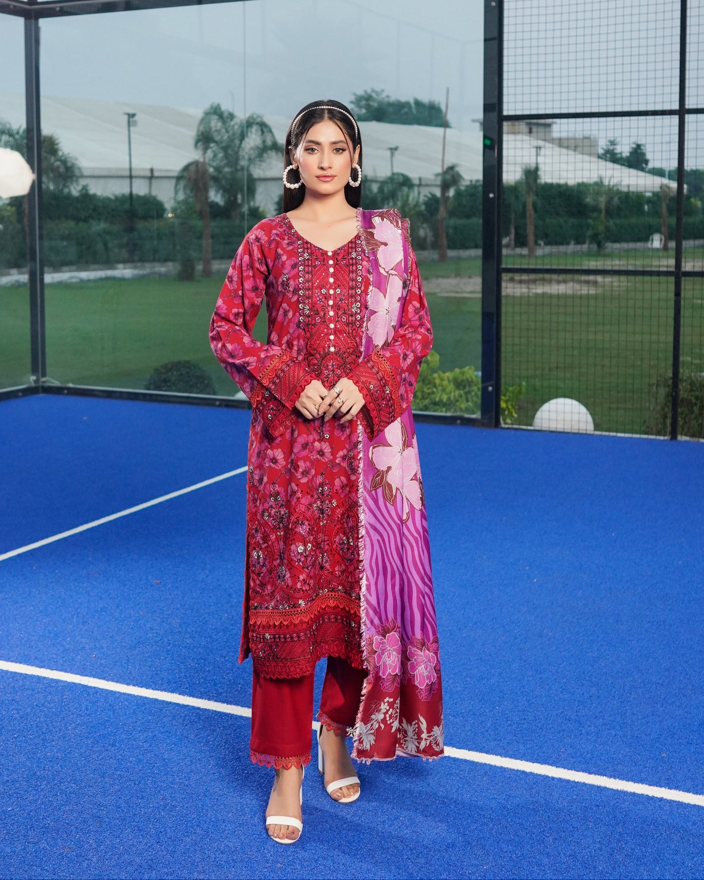 Munira Rangbahar Dhanak 06 Blood Red