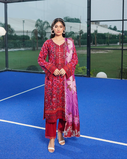 Munira Rangbahar Dhanak 06 Blood Red