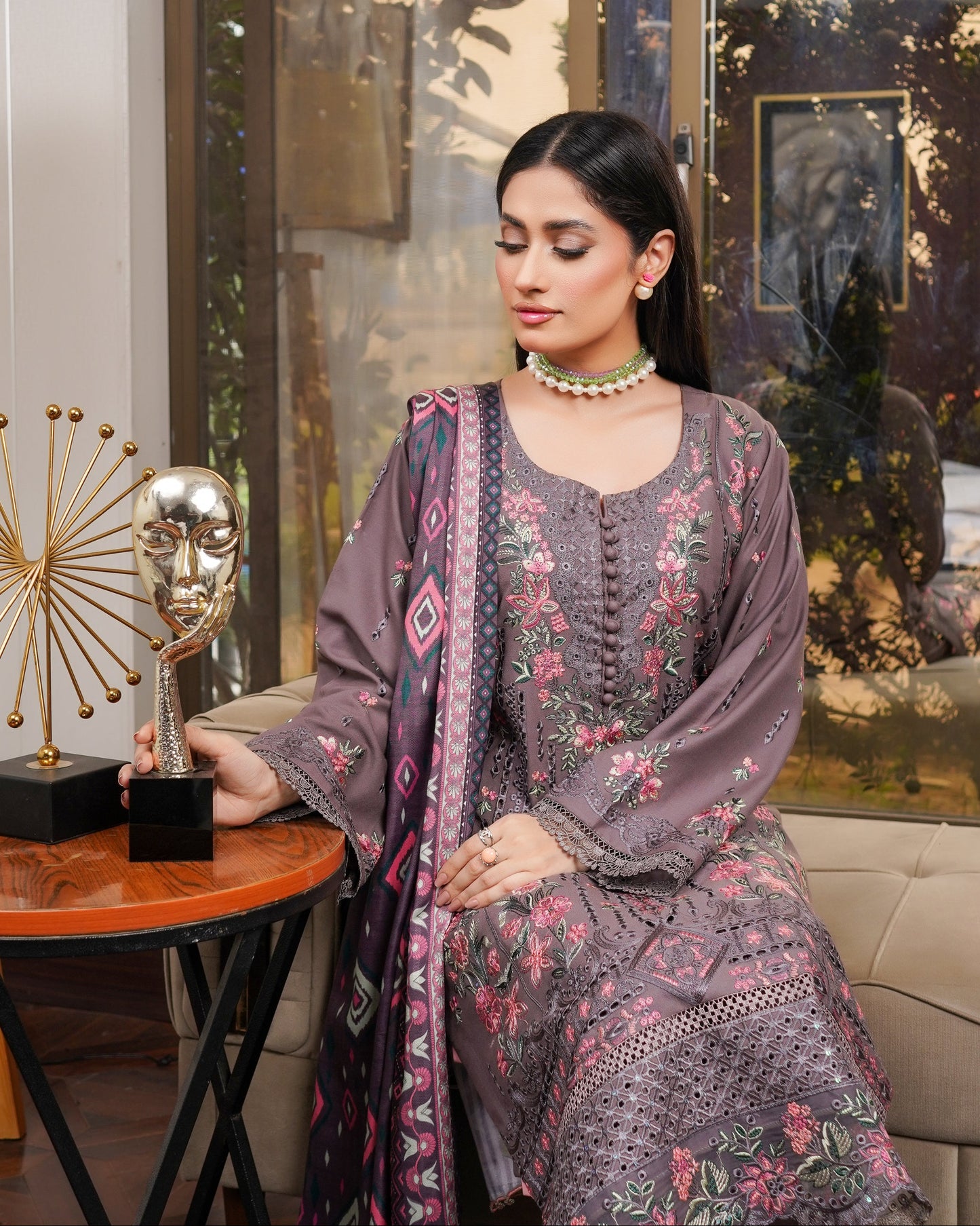 Munira Gul-E-Anwar Dhanak  MSL 01 Brown